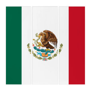 Mexican Flag - Flag of Mexico Triptych