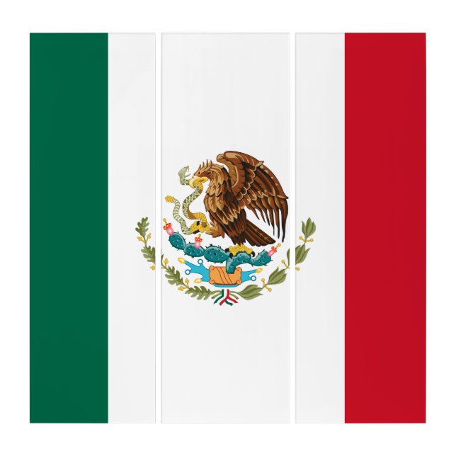 Mexican Flag - Flag of Mexico Triptych (Front)