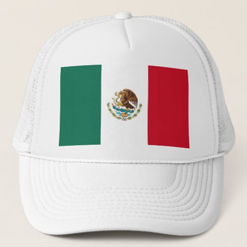 Mexican Flag _ Flag of Mexico Trucker Hat