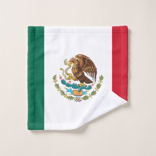 Mexican Flag _ Flag of Mexico Wash Cloth