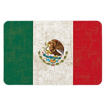 Mexican Flag Flexible Magnet by manewind at Zazzle