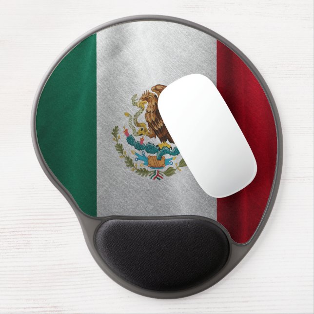 Mexican Flag Gel Mouse Pad (Left Side)