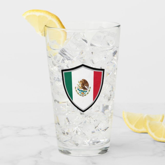 Mexican flag glass (Front Ice)