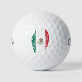 Mexican Flag Golf Balls