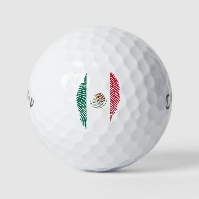 Mexican Flag Golf Balls (Front)