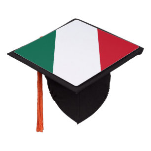 Mexican flag graduation cap topper