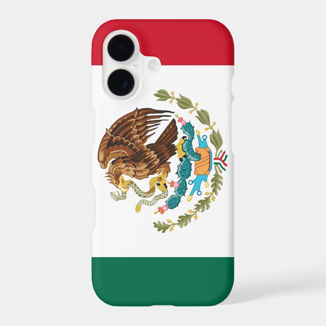Mexican Flag Iphone Case (Back)