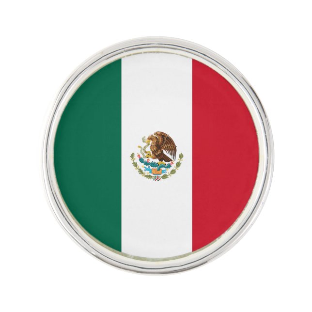 Mexican Flag Lapel Pin (Front)