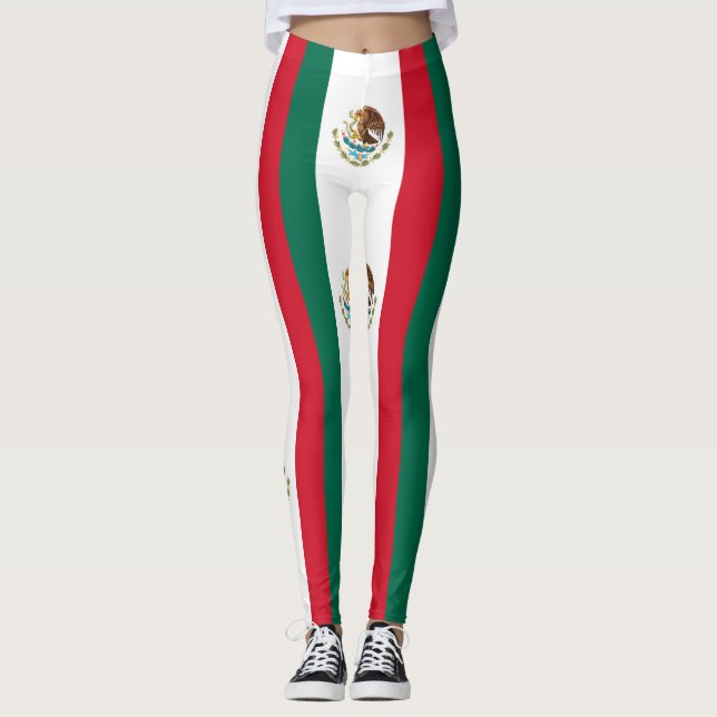 Mexican Flag Leggings (Front)
