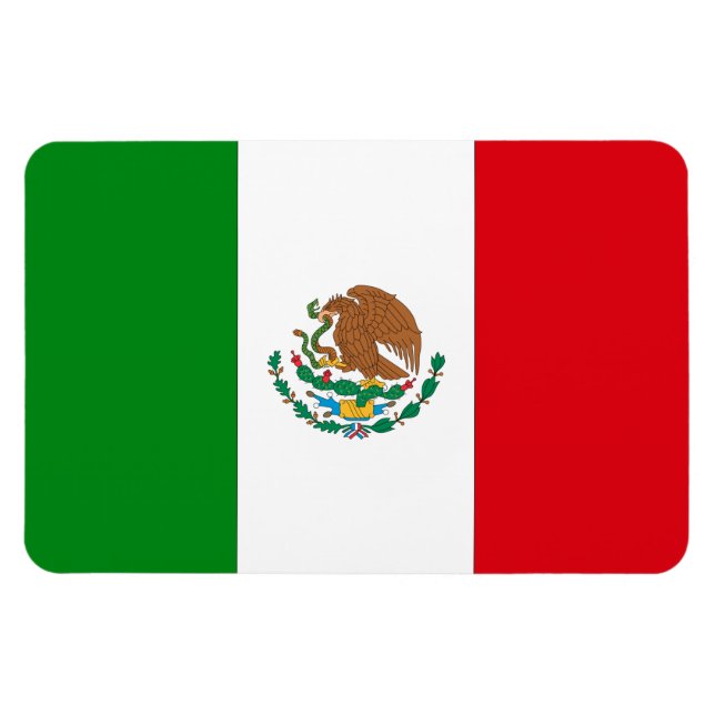 Mexican Flag Magnet (Horizontal)