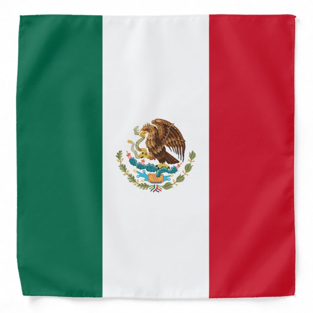 Mexican Flag (Mexico) Bandana (Front)