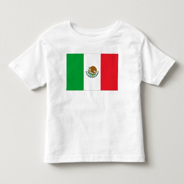 Mexican Flag Mexico Flag Kids Toddler T-shirt (Front)