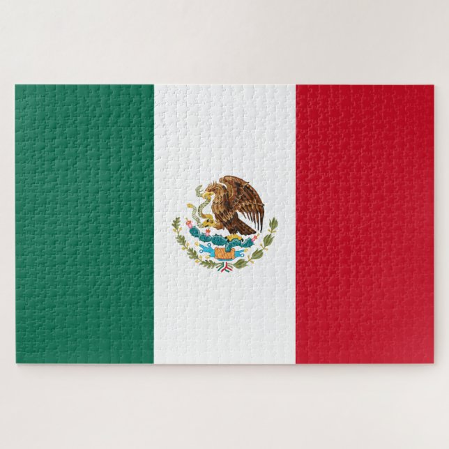 Mexican Flag (Mexico) Jigsaw Puzzle (Horizontal)