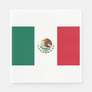 Mexican Flag (Mexico) Napkins