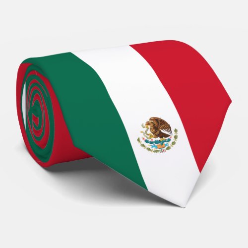 Mexican Flag Mexico Neck Tie
