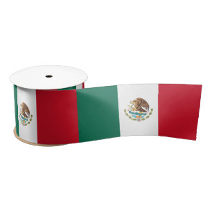 Mexican Flag (Mexico) Satin Ribbon