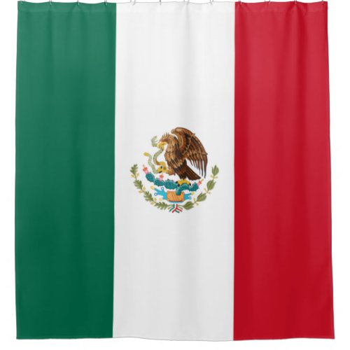 Mexican Flag Mexico Shower Curtain