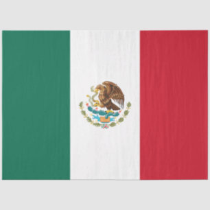 Mexican Flag (Mexico) Tissue Paper