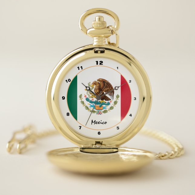 Mexican Flag & Mexico trendy fashion /design watch (Inside)