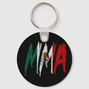 Mexican Flag MMA Keychain
