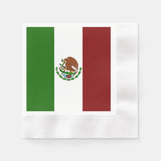 Mexican flag napkins (Front)