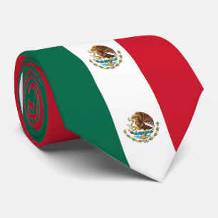 Mexican Flag Neck Tie