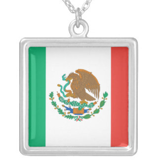 Mexican Flag Necklace