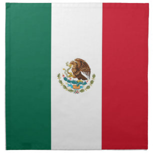 Mexican Flag on MoJo Napkin