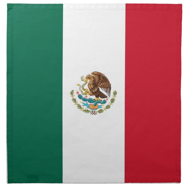 Mexican Flag on MoJo Napkin (Front)