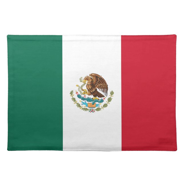 Mexican Flag on MoJo Placemat (Front)