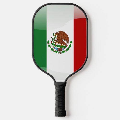 Mexican flag pickleball paddle