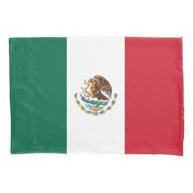 Mexican Flag Pillow Case (Front)