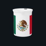Mexican Flag Pitcher<br><div class="desc">Awesome Pitcher with Flag of Mexico. This product its customizable.</div>