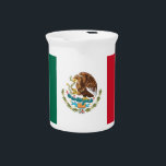 Mexican Flag Pitcher<br><div class="desc">Awesome Pitcher with Flag of Mexico. This product its customizable.</div>