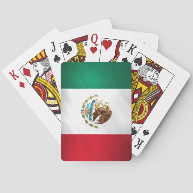 Mexican Flag Poker Cards (Back)