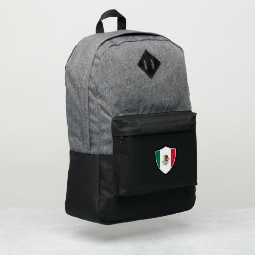 Mexican flag port authority backpack