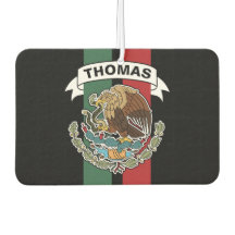 Mexican Flag Race Stripes Personalized