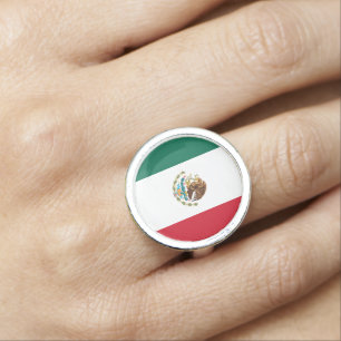 Mexican Flag Ring