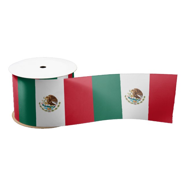Mexican Flag Satin Ribbon (Spool)
