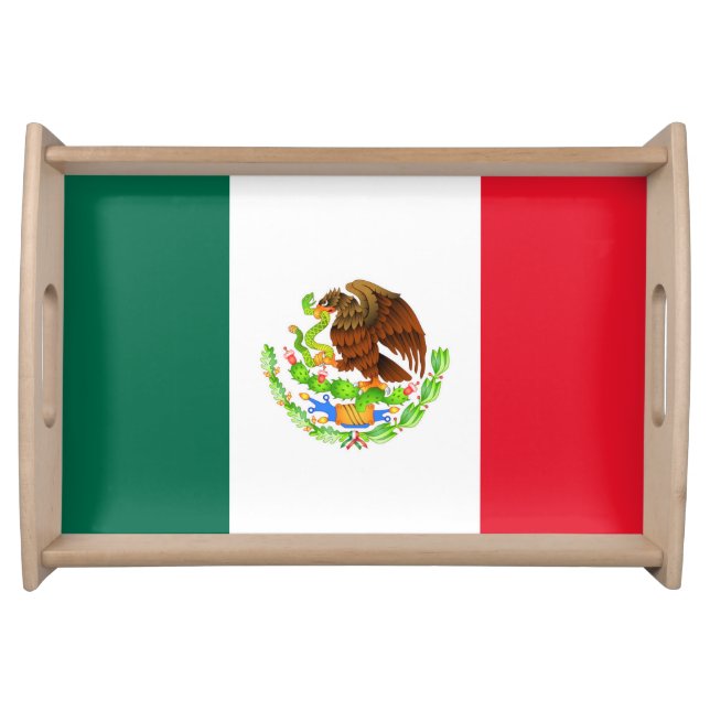 Mexican Flag Serving Tray (Front)