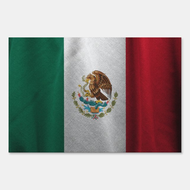 Mexican Flag Sign (Back)