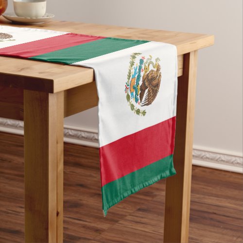 Mexican flag  Sports fan house decor  Mexico  Short Table Runner