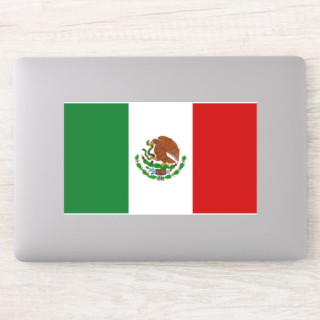 Mexican Flag Sticker (Computer)