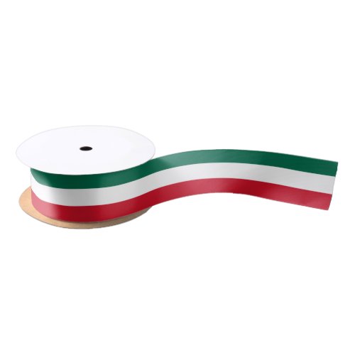 Mexican Flag tricolor  Mexico party  sports Satin Ribbon