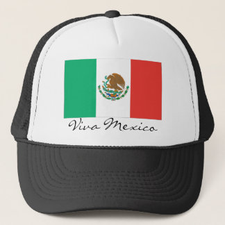 mexican flag, Viva Mexico Trucker Hat