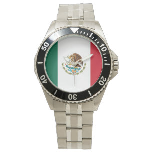 Mexican Flag Watch (Stainless)