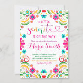 Mexican Floral Fiesta Baby Shower Invitation (Front)