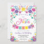 Mexican Floral Flowers Fiesta Birthday Party  Invitation