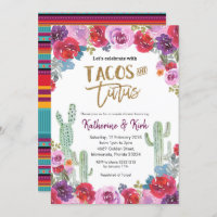 Mexican Floral Tacos and Tutus Couple Shower