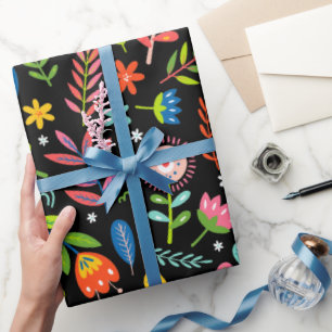 Mexican Floral Wrapping Paper